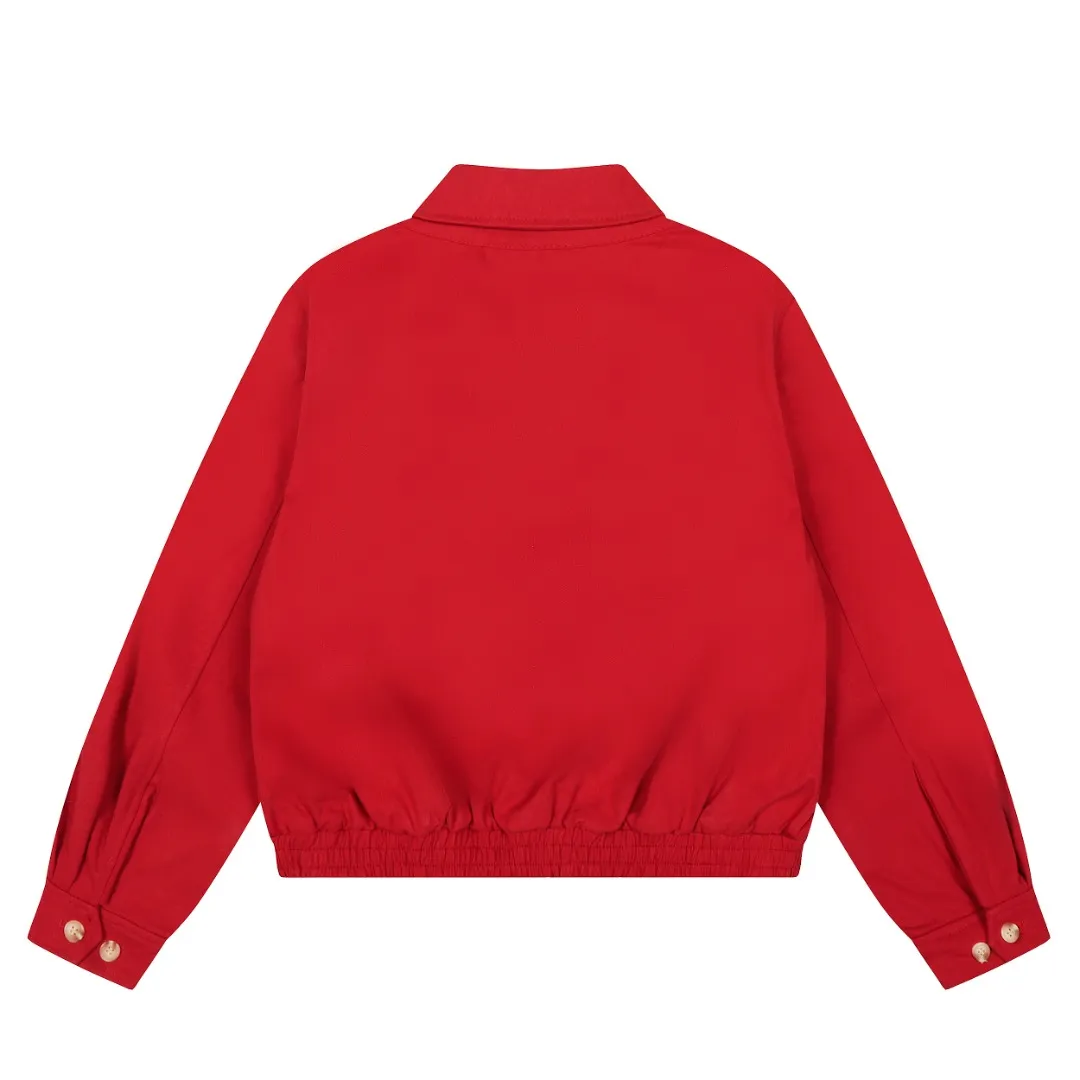 P300 top quality" Style number: 8101# (not off the shelves all year round) [Ralph Lauren/Ralph Lauren old cadre pony embroidered armband POLO jacket] ✅Ralph Lauren Ralph Lauren classic basic American retro old cadre goddess style jacket ✅Pure cotton high-gram heavy wash, soft, comfortable and tangible, upright and textured ✅Customized Vintage bronze double-open zipper head to restore the same quality as the cabinet version ✅This style: White/khaki color. There are waist patterns inside the threads of the collar and cuffs. Please note~ ✅Retro versatile jacket. The upper body is very flattering. Versatile model YYDS~ ✅Versatile for daily wear and work wear. ✅The upper body is simple and easy to wear. A must-have for goddess ootd. Good-looking clothes are never too picky. A must-have in the goddess' wardrobe. Size: S-XL. Color: White, yellow, red, navy, khaki, pink, light blue, olive green.
